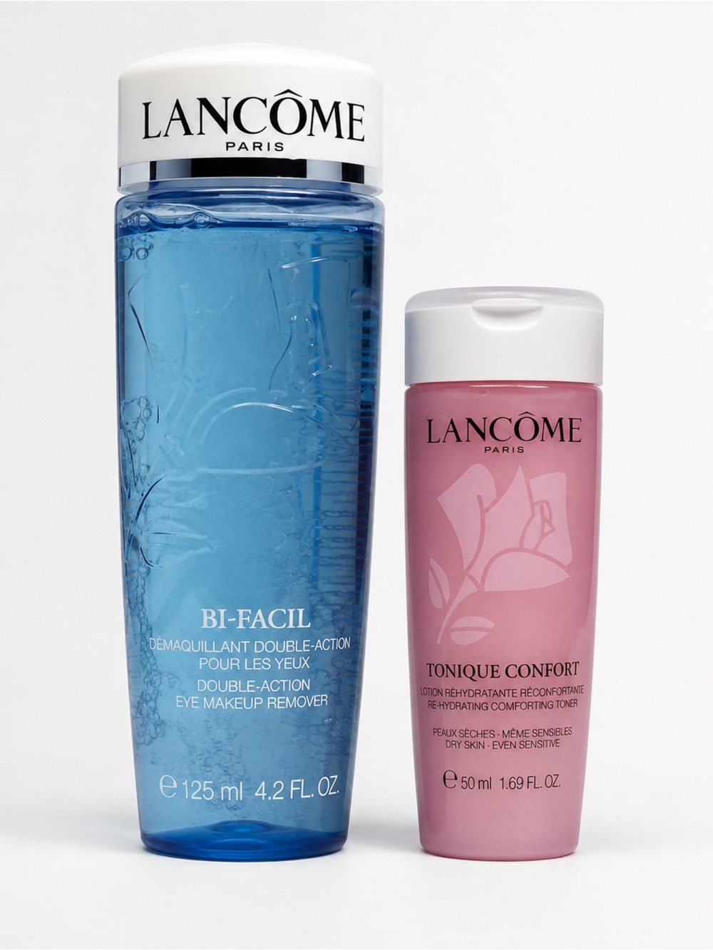 Lancôme Bi-Facil Makeup Remover & Tonique Confort Duo - Blue & Pink